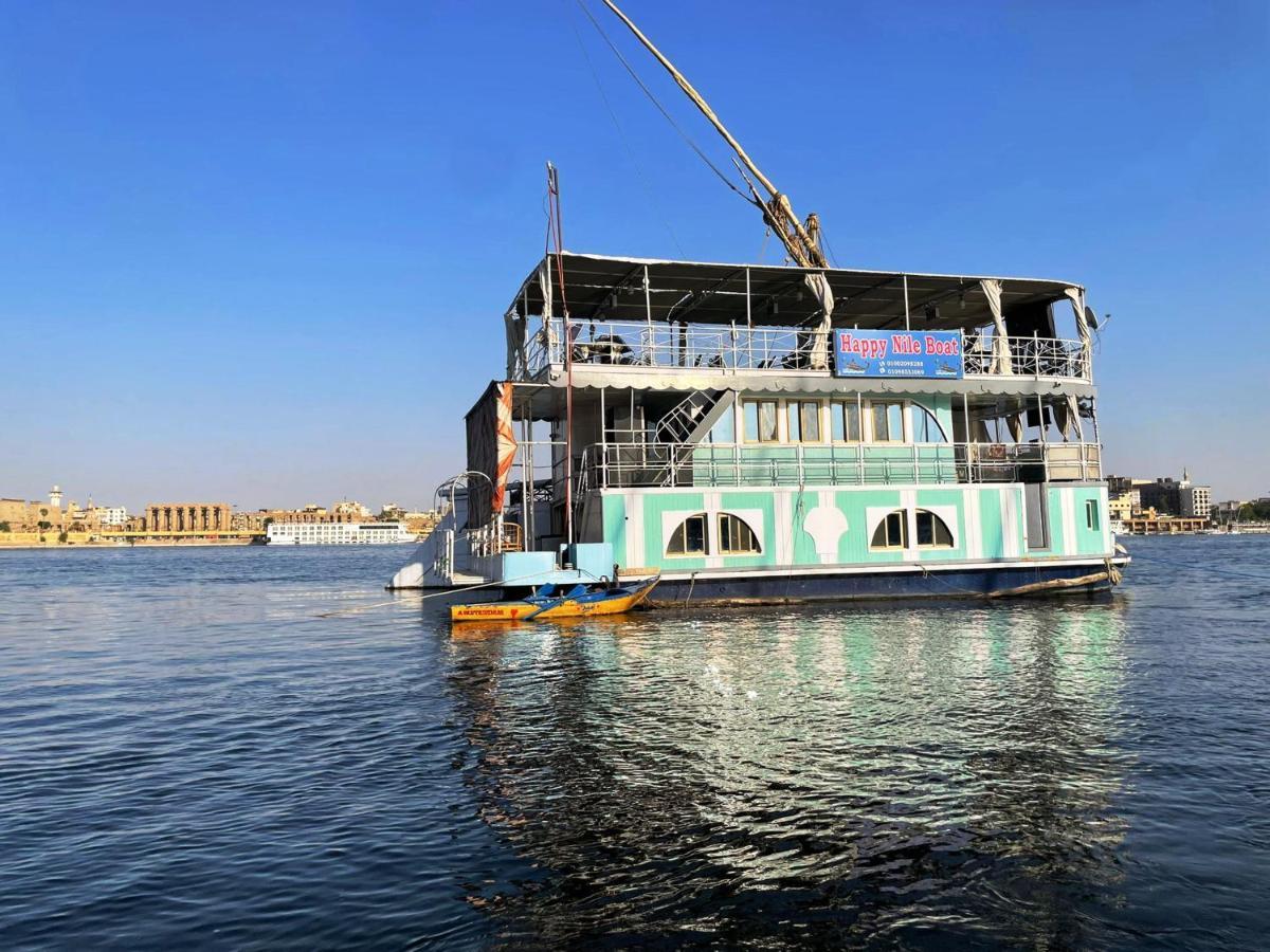 Floating Hotel- Happy Nile Boat Luksor Exterior foto